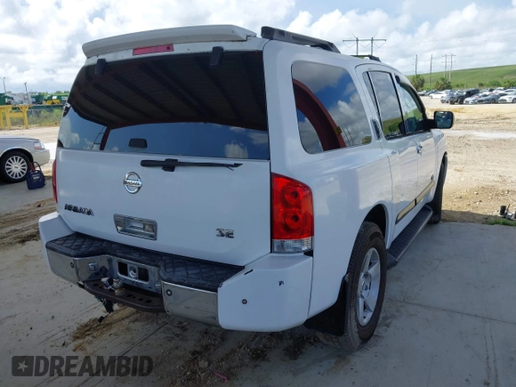 2006 Nissan Armada LE с VIN 5N1AA08B56N708050, выставлен на аукционе IAAI как лот 42413669 с пробегом 253 351 миль миль и . История ставок и продаж доступна на DreamBid. Изображение 4.