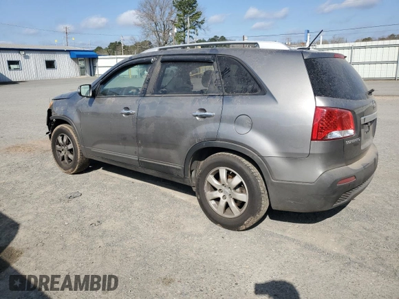 2011 Kia Sorento LX with VIN 5XYKT3A1XBG097651, listed as a Copart auction lot 47799775 with 136,918 mi miles and Salvage Title. Bid and sale history available at carsss.com. Image 2.