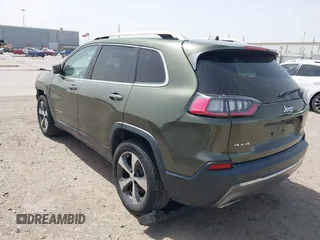 2019 Jeep Cherokee Limited with VIN 1C4PJMDX2KD225218, listed as a IAAI auction lot 41816358 with 90,744 mi miles. Bid and sale history available at carsss.com. Image 3.