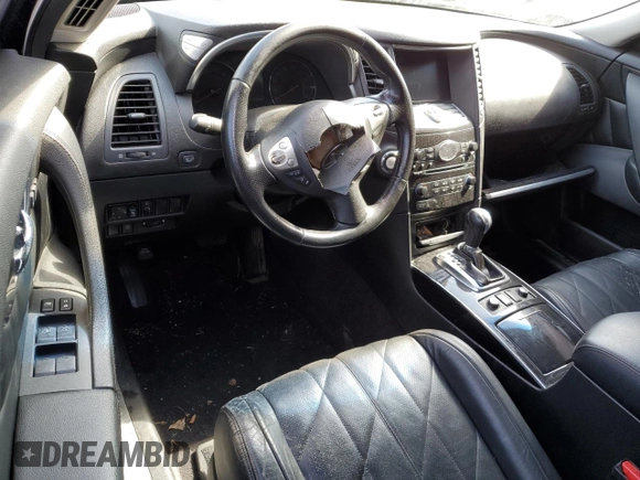 2010 Infiniti FX z VIN JN8AS1MW5AM854595, wystawiony jako Copart lot #43969035 z przebiegiem Nie podano mil oraz Szkoda całkowita • Salvage title. Historia ofert i sprzedaży dostępna na DreamBid. Obrazek 8.