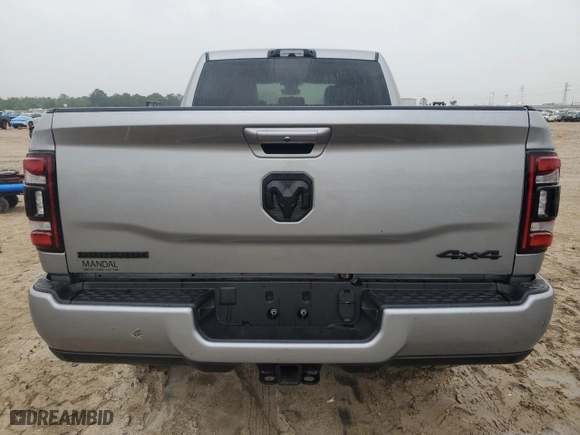 2024 Ram 2500 Lone Star with VIN 3C6UR5DL1RG361388, listed as a Copart auction lot 53551315 with 2,080 mi miles and Salvage Title. Bid and sale history available at carsss.com. Image 6.