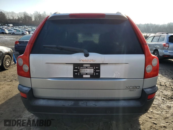 2004 Volvo XC90 with VIN YV1CZ59H841126061, listed as a Copart auction lot 85417614 with 179,977 mi miles and Salvage Title. Bid and sale history available at carsss.com. Image 6.