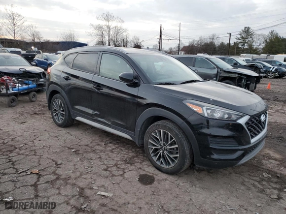 2019 Hyundai Tucson Night with VIN KM8J33AL3KU932061, listed as a Copart auction lot 88005505 with 62,692 mi miles and Salvage Title. Bid and sale history available at carsss.com. Image 4.