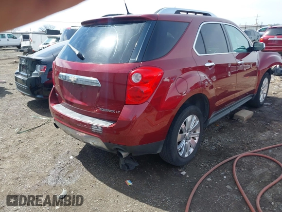 2011 Chevrolet Equinox LT with VIN 2CNFLPE58B6423221, listed as a IAAI auction lot 41734081 with 168,883 mi miles. Bid and sale history available at carsss.com. Image 4.