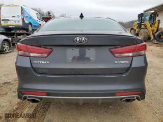 2017 Kia Optima SX with VIN 5XXGW4L23HG142659, listed as a Copart auction lot 44460755 with 0 mi miles and Salvage Title. Bid and sale history available at carsss.com. Image 6.