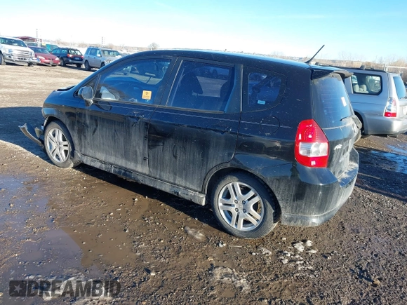 2008 Honda Fit Sport with VIN JHMGD38608S072411, listed as a IAAI auction lot 41413545 with 112,217 mi miles. Bid and sale history available at carsss.com. Image 3.
