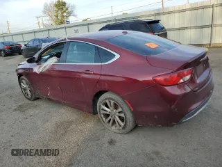 2015 Chrysler 200 Limited with VIN 1C3CCCAB3FN616247, listed as a Copart auction lot 85297264 with 0 mi miles and Salvage Title. Bid and sale history available at carsss.com. Image 2.