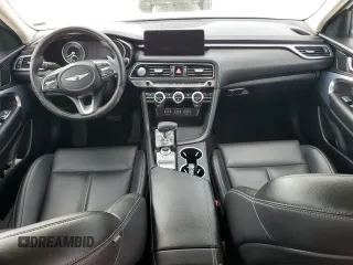 2023 Genesis G70 2.0T with VIN KMTG34TAXPU123780, listed as a Copart auction lot 72181814 with 31,029 mi miles and Salvage Title. Bid and sale history available at carsss.com. Image 8.