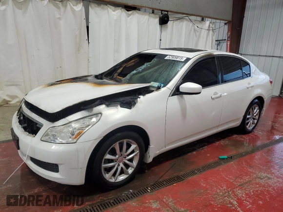2009 Infiniti G37 Sedan x with VIN JNKCV61F39M054031, listed as a Copart auction lot 52909815 with 0 mi miles and Salvage Title. Bid and sale history available at carsss.com. Image 1.