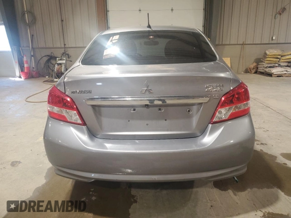 2017 Mitsubishi Mirage SE with VIN ML32F4FJ0HHF20197, listed as a Copart auction lot 53806815 with 125,063 mi miles and Clean title. Bid and sale history available at DreamBid. Image 6.