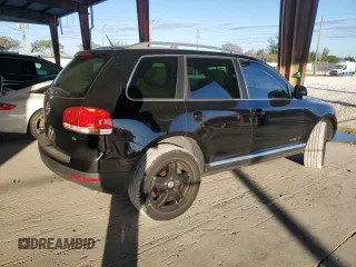 2007 Volkswagen Touareg V6 with VIN WVGZE77L77D002814, listed as a Copart auction lot 82108304 with 140,844 mi miles and Clean Title. Bid and sale history available at DreamBid. Image 3.