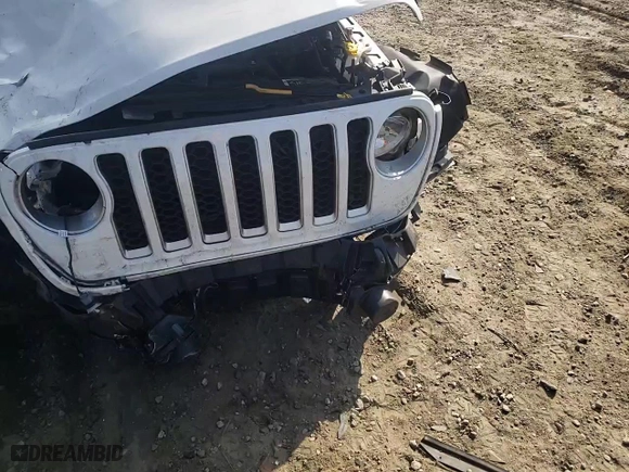 2020 Jeep Gladiator Overland with VIN 1C6HJTFG1LL123502, listed as a Copart auction lot 61988804 with 65,794 mi miles and Salvage Title. Bid and sale history available at carsss.com. Image 10.