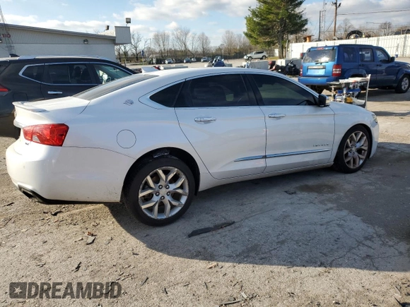 2015 Chevrolet Impala LTZ with VIN 1G1155SL2FU116577, listed as a Copart auction lot 82991494 with Not Provided miles and Salvage Title. Bid and sale history available at DreamBid. Image 3.