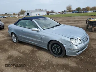 2008 Mercedes-Benz CLK 350 with VIN WDBTK56F08T094129, listed as a Copart auction lot 78360414 with 59,787 mi miles and Salvage Title. Bid and sale history available at DreamBid. Image 4.