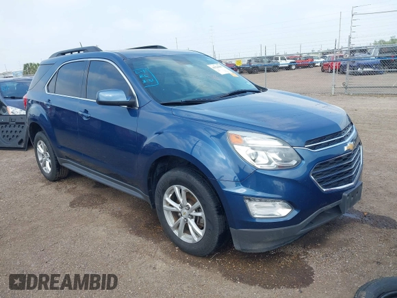 2017 Chevrolet Equinox LT with VIN 2GNALCEK8H6217071, listed as a IAAI auction lot 41924381 with 100,549 mi miles and . Bid and sale history available at DreamBid. Image 1.