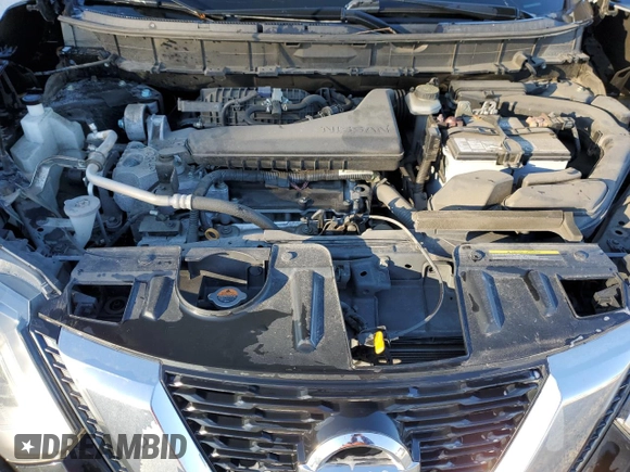 2017 Nissan Rogue SV with VIN JN8AT2MT0HW147220, listed as a Copart auction lot 41434355 with 140,940 mi miles and Salvage Title. Bid and sale history available at carsss.com. Image 12.
