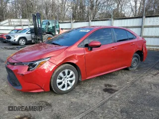 2021 Toyota Corolla LE with VIN 5YFEPMAE1MP175291, listed as a Copart auction lot 42243175 with 84,572 mi miles and Clean Title. Bid and sale history available at carsss.com. Image 1.