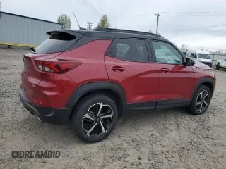 2021 Chevrolet TrailBlazer RS with VIN KL79MUSL5MB137954, listed as a Copart auction lot 50711834 with 30,468 mi miles and . Bid and sale history available at DreamBid. Image 3.