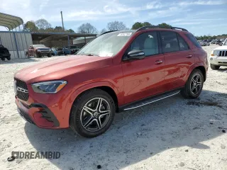 2025 Mercedes-Benz GLE 450 with VIN 4JGFB5KB1SB336260, listed as a Copart auction lot 48842765 with 11 mi miles and Salvage title. Bid and sale history available at DreamBid. Image 1.