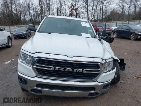 2019 Ram 1500 Big Horn/Lone Star with VIN 1C6RRFFG2KN866588, listed as a IAAI auction lot 41429338 with 78,986 mi miles. Bid and sale history available at carsss.com. Image 12.