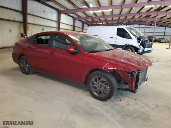 2024 Hyundai Elantra SEL with VIN KMHLM4DG5RU664523, listed as a Copart auction lot 47732405 with 82,642 mi miles and Salvage Title. Bid and sale history available at carsss.com. Image 4.