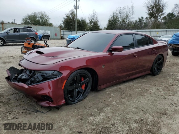 2019 Dodge Charger SRT Hellcat with VIN 2C3CDXL94KH662820, listed as a Copart auction lot 44801625 with 55,169 mi miles and Non Repairable. Bid and sale history available at DreamBid. Image 1.