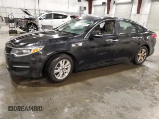 2018 Kia Optima LX with VIN 5XXGT4L3XJG245147, listed as a Copart auction lot 58152935 with 106,363 mi miles and Salvage title. Bid and sale history available at DreamBid. Image 1.