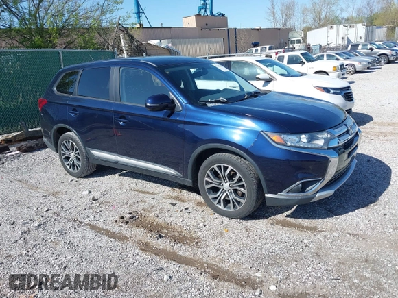 2016 Mitsubishi Outlander SE with VIN JA4AD3A37GZ003674, listed as a IAAI auction lot 41989256 with 118,066 mi miles and . Bid and sale history available at DreamBid. Image 1.