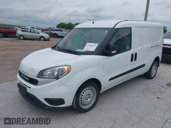 2022 Ram Promaster City Cargo with VIN ZFB636VP9N6V97974, listed as a IAAI auction lot 42502684 with 53,839 mi miles and . Bid and sale history available at DreamBid. Image 2.