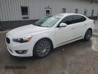 2016 Kia Cadenza Premium with VIN KNALN4D7XG5199162, listed as a Copart auction lot 71220124 with 115,678 mi miles and Salvage Title. Bid and sale history available at carsss.com. Image 1.
