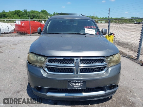 2011 Dodge Durango Crew with VIN 1D4SE4GT5BC639156, listed as a IAAI auction lot 42147490 with 204,285 mi miles and . Bid and sale history available at carsss.com. Image 6.