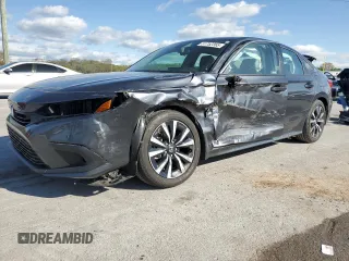 2023 Honda Civic EX z VIN 2HGFE1F74PH325103, wystawiony jako Copart lot #51752365 z przebiegiem 28 998 mil mil oraz Szkoda całkowita • Salvage title. Historia ofert i sprzedaży dostępna na DreamBid. Obrazek 1.