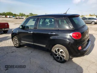 2014 FIAT 500L Lounge with VIN ZFBCFACH7EZ004054, listed as a Copart auction lot 51581774 with 116,779 mi miles and Salvage Title. Bid and sale history available at carsss.com. Image 2.