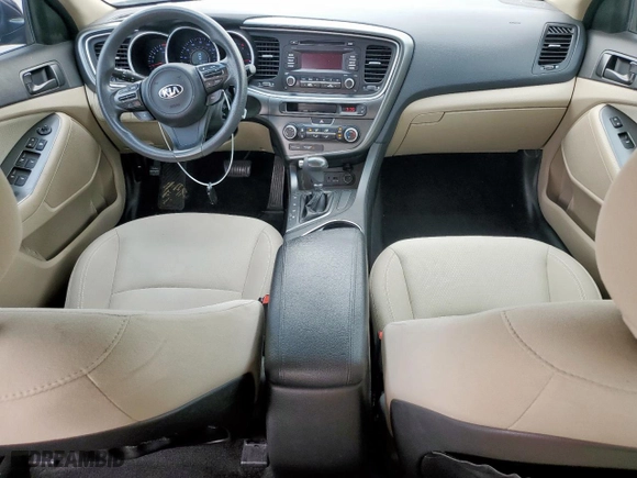 2015 Kia Optima LX with VIN 5XXGM4A7XFG401777, listed as a Copart auction lot 51649725 with 133,512 mi miles and Salvage Title. Bid and sale history available at carsss.com. Image 8.