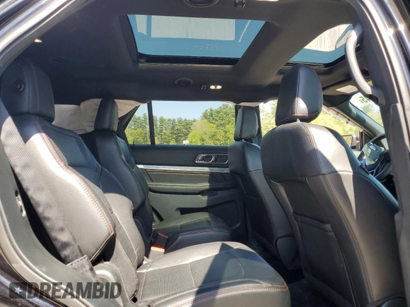 2019 Ford Explorer Sport with VIN 1FM5K8GT0KGB32227, listed as a Copart auction lot 56478445 with 39,980 mi miles and Salvage title. Bid and sale history available at DreamBid. Image 11.