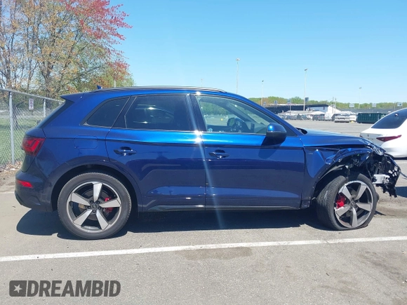 2024 Audi Q5 S line Premium Plus with VIN WA1EAAFY2R2096702, listed as a IAAI auction lot 42138912 with 10,500 mi miles and . Bid and sale history available at DreamBid. Image 13.