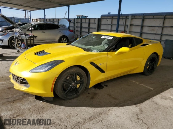 2016 Chevrolet Corvette 2LT with VIN 1G1YD2D7XG5123465, listed as a Copart auction lot 75078914 with 39,150 mi miles and Clean Title. Bid and sale history available at carsss.com. Image 1.
