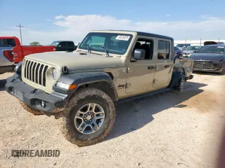 2020 Jeep Gladiator Sport S с VIN 1C6JJTAG7LL165052, выставлен на аукционе Copart как лот 60429875 с пробегом 46 016 миль миль и Списание • Salvage title. История ставок и продаж доступна на DreamBid. Изображение 1.
