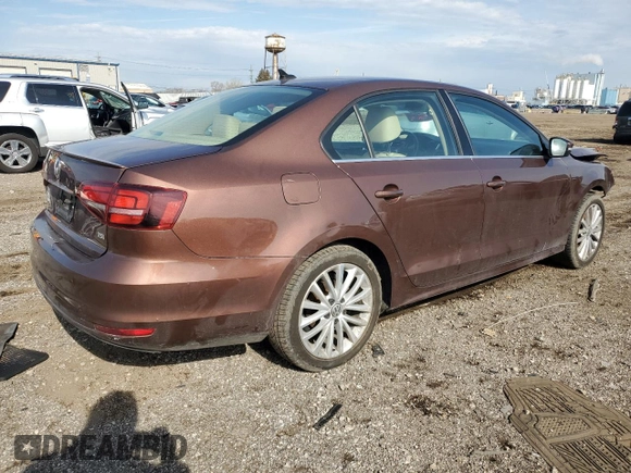 2016 Volkswagen Jetta SEL with VIN 3VWL17AJ7GM355374, listed as a Copart auction lot 53787675 with 182,432 mi miles and Salvage title. Bid and sale history available at DreamBid. Image 3.