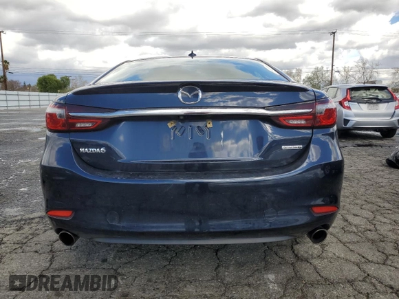 2019 Mazda 6 Grand Touring with VIN JM1GL1TY5K1503310, listed as a Copart auction lot 49169685 with 72,057 mi miles and Salvage Title. Bid and sale history available at carsss.com. Image 6.