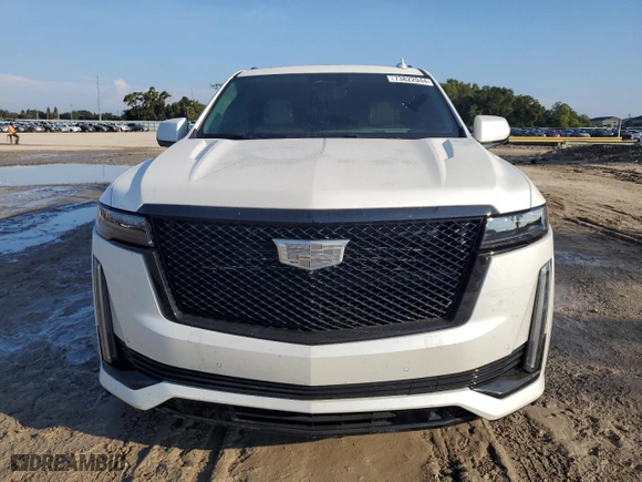 2021 Cadillac Escalade Sport Platinum with VIN 1GYS4GKL4MR171651, listed as a Copart auction lot 73822044 with 56,150 mi miles and Salvage Title. Bid and sale history available at carsss.com. Image 5.