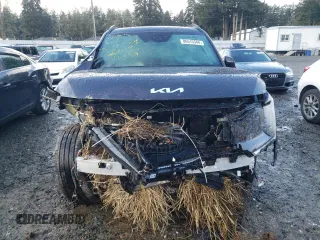 2024 Kia EV9 GT-Line with VIN KNDAEFS54R6045163, listed as a Copart auction lot 86515344 with 0 mi miles and Salvage Title. Bid and sale history available at carsss.com. Image 5.