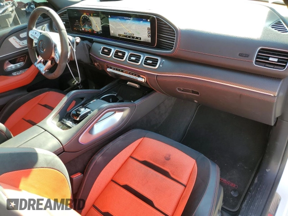 2023 Mercedes-Benz GLE 53 AMG with VIN 4JGFB6BBXPA855245, listed as a Copart auction lot 73234834 with 13,977 mi miles and Salvage title. Bid and sale history available at DreamBid. Image 8.