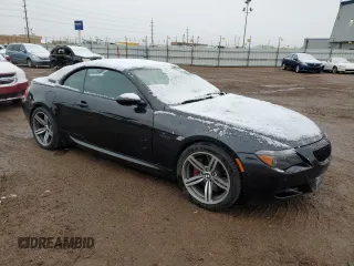 2007 BMW 6 Series M6 with VIN WBSEK93517CY78050, listed as a Copart auction lot 77891944 with 83,403 mi miles and Salvage Title. Bid and sale history available at carsss.com. Image 4.