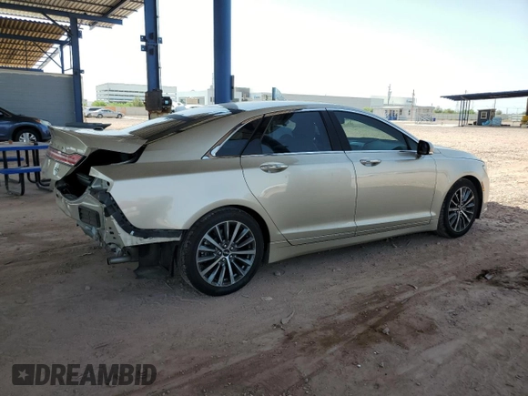 2017 Lincoln MKZ Premiere with VIN 3LN6L5A93HR665641, listed as a Copart auction lot 62921495 with 36,089 mi miles and Salvage title. Bid and sale history available at DreamBid. Image 3.