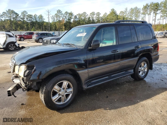 2007 Lexus LX 470 with VIN JTJHT00W374020211, listed as a Copart auction lot 81107884 with 232,240 mi miles and Salvage Title. Bid and sale history available at carsss.com. Image 1.