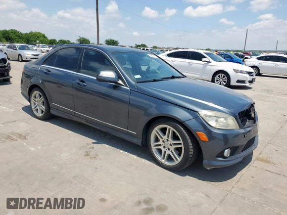 2008 Mercedes-Benz C 300 Sport with VIN WDDGF54X68R021353, listed as a Copart auction lot 58923055 with 143,179 mi miles and Salvage title. Bid and sale history available at DreamBid. Image 4.