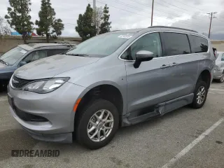 2021 Chrysler Voyager LXI with VIN 2C4RC1DG0MR558048, listed as a Copart auction lot 53742615 with 142,359 mi miles and Clean Title. Bid and sale history available at carsss.com. Image 1.