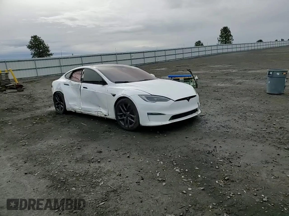 2022 Tesla Model S Plaid with VIN 5YJSA1E62NF490541, listed as a Copart auction lot 51149205 with Not provided miles and Salvage title. Bid and sale history available at DreamBid. Image 10.
