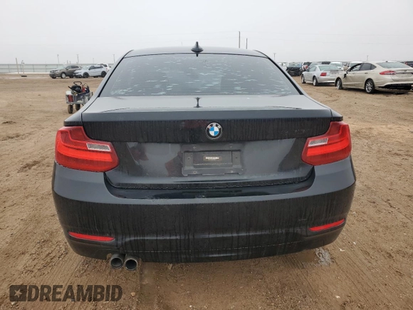 2014 BMW 2 Series 228i with VIN WBA1F5C5XEVV99178, listed as a Copart auction lot 87931195 with Not Provided miles and Salvage Title. Bid and sale history available at carsss.com. Image 6.